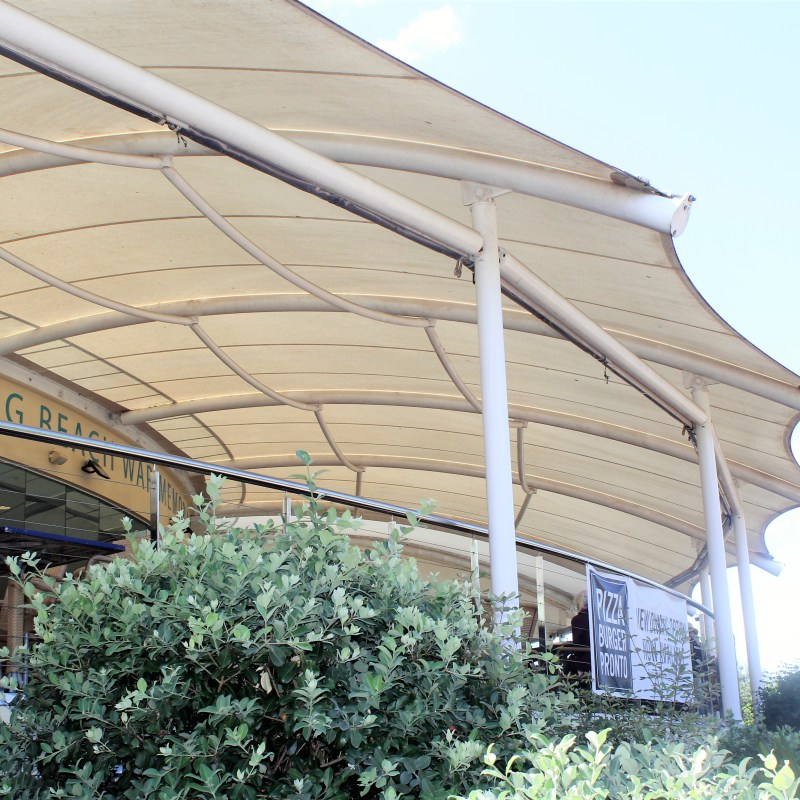 Patio outside Ettalong Beach War Memorial Club