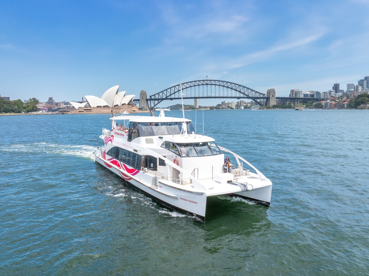 a small boat in a large body of water