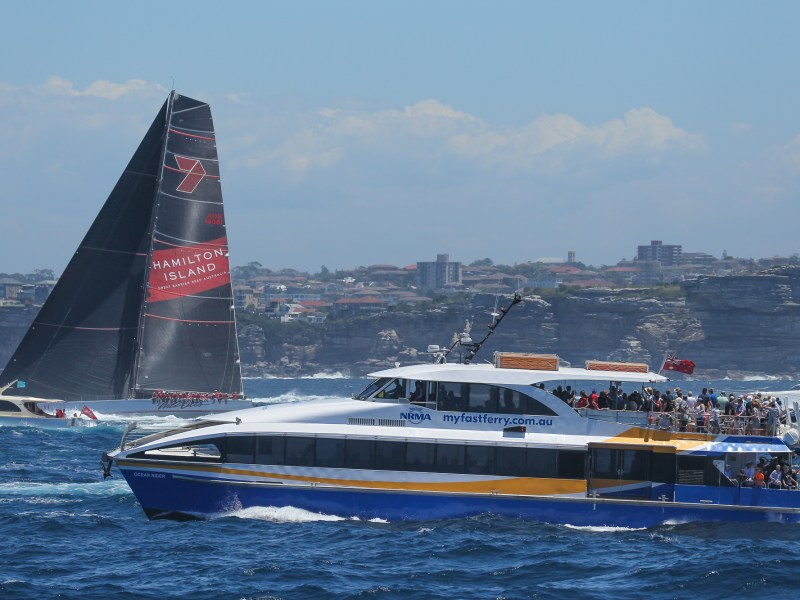 a large ship in a body of water