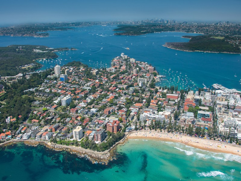 a view of a large body of water