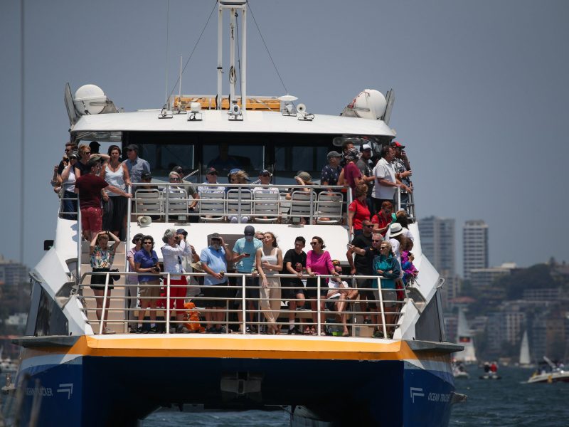 a large ship in a body of water
