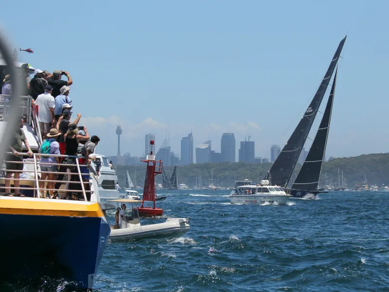 a small boat in a body of water