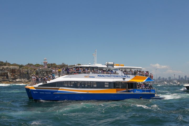 a small boat in a large body of water