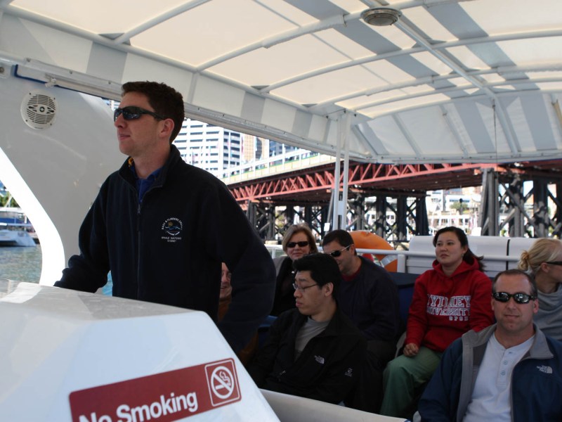a man standing in front of a building