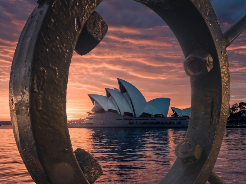 a close up of a sunset