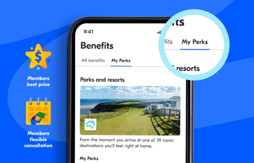 My-nrma-app-perks_500x320 a screenshot of a cell phone