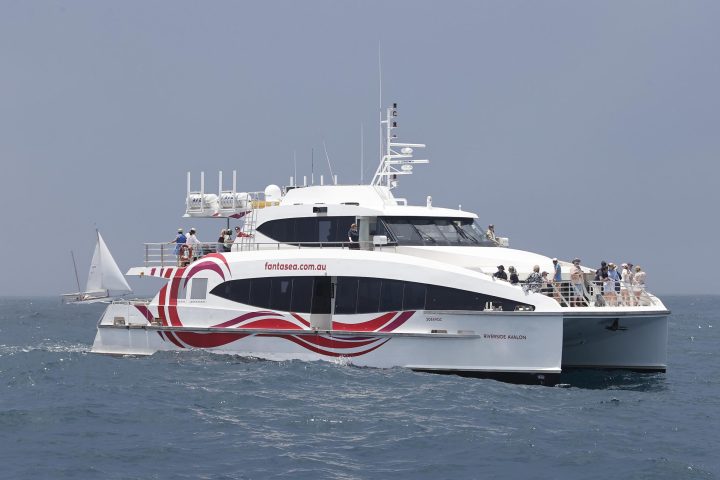 a large ship in a body of water