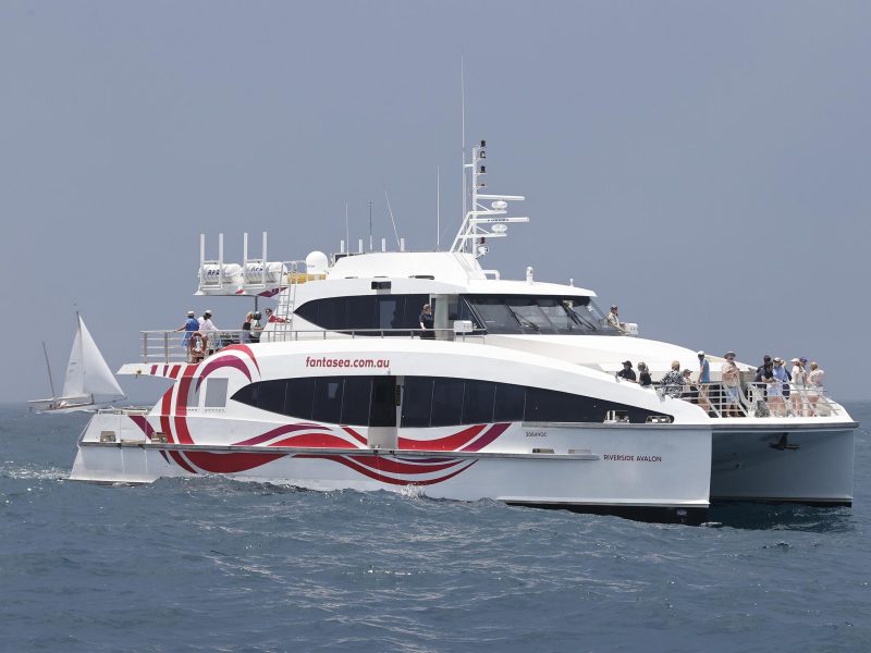 a large ship in a body of water