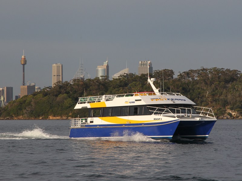 a small boat in a large body of water